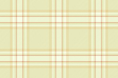 Poster ekose tekstil, kış tartan kontrolü. İplik dokusu düz kumaş ışık ve kehribar rengi.