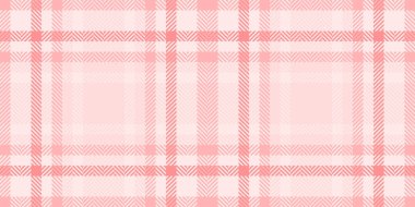 Vichy tekstil kumaş arka plan, pijama dokusu tartan vektör. Elbise dikişsiz ekose desen kontrol ışık ve kırmızı renk paleti.