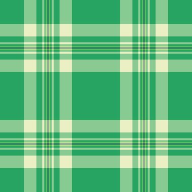 Boya çeki, kusursuz, geometrik ekose desenli arka plan. Kitap dokusu kumaş taşıyıcı tartan yeşil ve açık renk paleti.