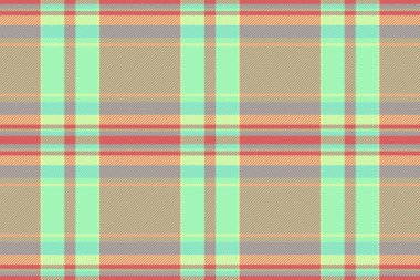 Kumaş dokusunu kontrol et, yorgan desensiz. Kırmızı ve yeşil renk paletinde Usa vektörü arkaplan ekoseli tekstil.