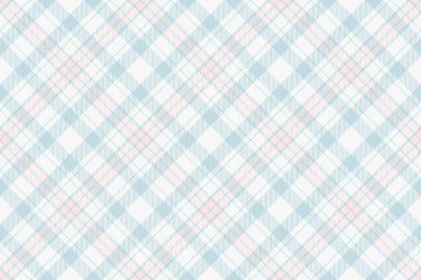 Havalı vektör desenli tekstil, bileşik desenli tartan dikişsiz. Gerçekçi kumaş ekose arka plan kontrolü beyaz ve açık renk paletinde.