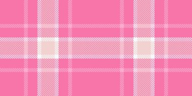 Platform desenli ekose kumaş, çizgili, dikişsiz kumaş. Pembe ve açık renkli güzel vektör tartan kontrol arkaplanı.