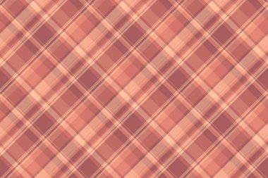 Resmi desenli tartsız, hobi dokuma vektörü. Ekose kumaş arka plan kontrolünü kırmızı ve turuncu renk paleti ile satın al.