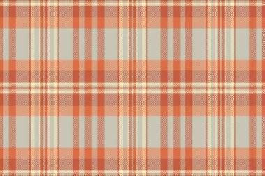 Minimalist, pürüzsüz kumaş tekstil, Vogue kontrol şablonu. Katlanmış vektör dokusu tartan ekoseli pastel ve kırmızı renk paleti.