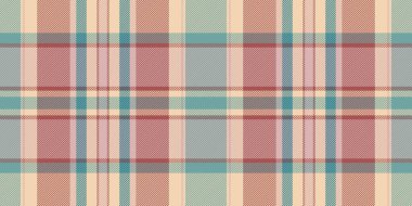 Bireysellik tekstil tartan kontrolü, grup desenli vektör dokusu. Yorgansız arka plan ekose kumaş ışık ve kırmızı renk paleti.