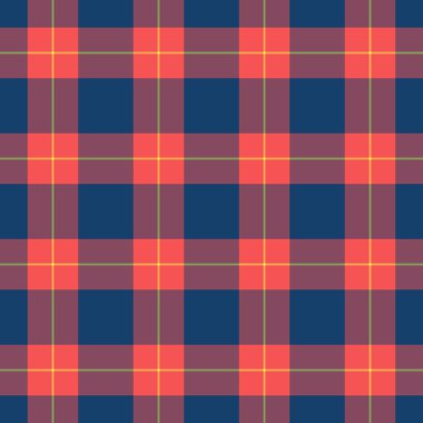 Boya dokusu kusursuz, harika bir geçmiş taraması tekstili. Kartpostal ekose vektör deseni pembe ve kırmızı renkte.