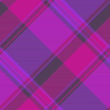 Uyumlu kumaş vektör dokusu, dikdörtgen ekose tartan kontrolü. Menekşe ve pastel renk paletinde arkaplan desenini kusursuz tekstil olarak kutla.