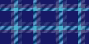 Kaliteli kontrol kalıpları, İrlanda dokusunda dikişsiz tartan. Kabile ekoseli arka plan kumaşı mavi ve cyan renk paleti ile.