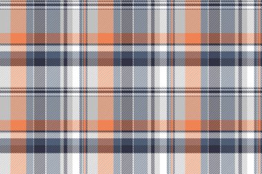 Düzenli tekstil desenli tartan, arka planda dikişsiz kumaş. Gümüş ve beyaz renk paletinde vektör dokusu ekose kontrolünü çiz.