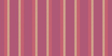 Drapery tekstil dokusu vektörü, katman çizgili dikey desen. 70 'lerin arkaplan kumaşı pembeli ve kırmızı renklidir..