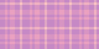 İnanılmaz dikişsiz ekose kumaş, mutfak kumaşı tekstili. Mor ve pembe renk paletinde iyi desen dokusu kontrol arkaplanı.