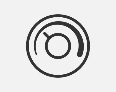 Işık karartıcı simge çizgisi düz moda tasarımı. Elektrik lambası enerji tasarrufu işareti.