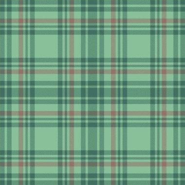 Yeşil desenli ekose desenli. Kumaş dokusunu kontrol et. Vektör tekstil baskı tasarımı.