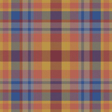 Ekose kontrol kalıbı. Kusursuz kumaş dokusu. Tartan tekstil baskı tasarımı.