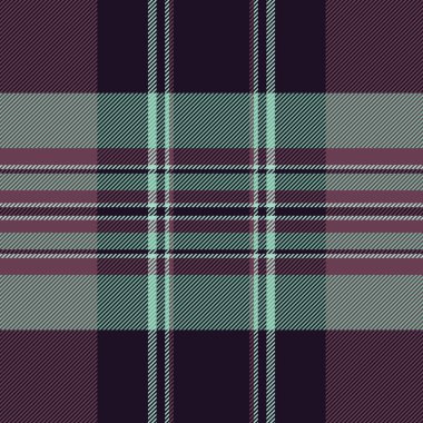 Akış dokusu kusursuz, sahne tekstil kumaş ekoseli. Ana vektör desen tartan kontrol siyah ve pembe renk paleti.