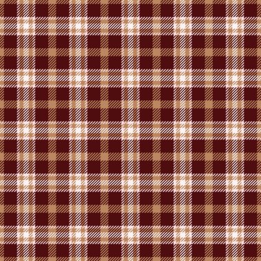 Minimum ekose desenli, tekrar eden tartan vektörsüz. Parça tekstil kontrolü arka plan kumaşı kırmızı ve turuncu renk paleti ile.