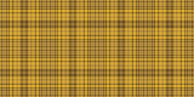 Örnek ekoseli, kusursuz, tekstil kumaşlı tartan arka planı. Kehribar renk paletinde kovboy desenli vektör dokusu.