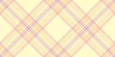 Bulanık kumaş tekstil deseni, düzenlenebilir vektör kontrol arkaplanı. Limonlu şifon ve şeftali rengi palette desenli ekoseli tartan..