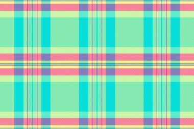 Mozaik desensiz tekstil, okkalı ekose kumaş. Birçok vektör arka plan dokusunu sarı ve gök mavisi renk paletinde kontrol eder.