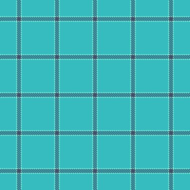 Bufalo tartsız desen, saf kumaş taşıyıcı tekstil. Reklam arkaplan desenleri ekoseli Cyan ve mavi renk paleti ile kontrol.