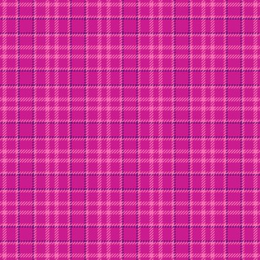 Koltuk kumaşı kontrol deseni, kabilesel dikişsiz doku tekstili. Koleksiyon arkaplan tartan vektör ekoseli pembe ve mor renk paleti.