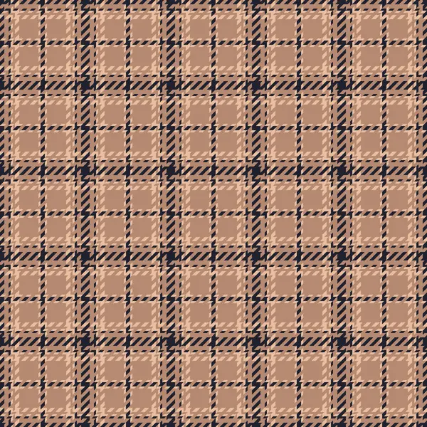 Kürk kontrolü ekose vektörü, dekoratif tartan arkaplan kumaşı. Renkli tekstil deseni turuncu ve koyu renk paletinde dikişsiz desen.