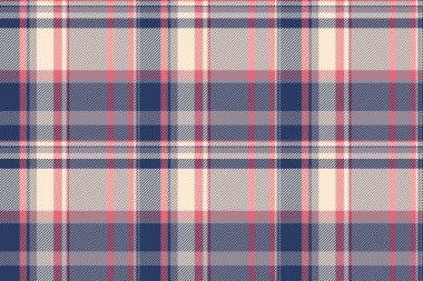 Çatı katı kumaş tartan, tekstil dikişsiz doku fikri. Pastel ve mavi renk paletinde pijama desenli ekose vektör arkaplanı.
