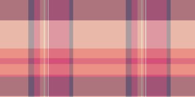 Minimalist doku tekstil modeli, renk vektör kontrolü. Gurur kumaşı, kırmızı ve açık renk paletinde kusursuz ekose kumaş..