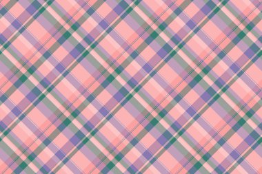 Yağlı bez arka plan vektörü, daire dokusu kontrolü tekstili. Pastel ve açık renk paletinde terzi kumaşı desenli dikişsiz tartan..