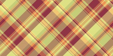 Kusursuz desen kontrolü, New York tartan vektör dokusu. Zarif tekstil arkaplan kumaş ekoseli kırmızı ve limon rengi.