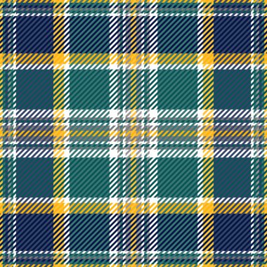 Popüler tartan vektör dokusu, yeni kumaş ekoseli. Modaya uygun arkaplan tekstil maviler ve mat deniz mavisi renkleri paletinde pürüzsüz.