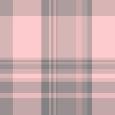 Sert kumaş dokusunu kontrol et, ekoseli kumaş arkaplanı. Pastel ve açık renk paletinde dikişsiz seyrek tekstil vektörü..