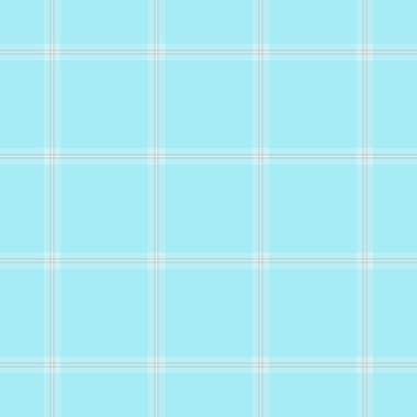 Geleneksel kumaş kumaş desenli, ekoseli kumaş arkaplan. Contour doku kontrolü vektörü ışık ve cyan renk paletinde pürüzsüz.