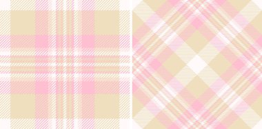Kalıplı vektör ekoseli kumaş desenli tartanın kumaş kontrolü. Bahar renklerinde geçiyor. Okul üniforması trendleri.