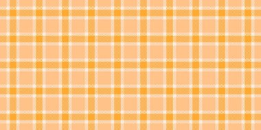 Bireysellik kusursuz tartan arka plan, tropikal kontrol desenli kumaş. Tekstil ekose vektör dokusunu turuncu ve açık renk paletiyle kat.