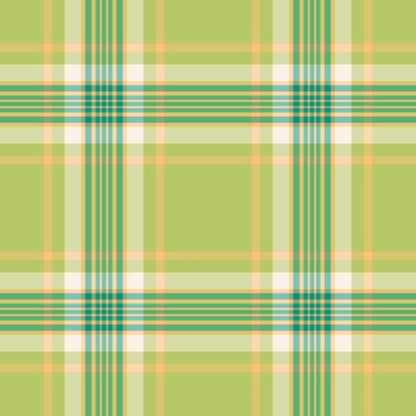 Arka plan ekose vektörü, 20 'li model kumaş dokusu tasarlıyor. Bufalo tekstil kontrolü, sarı ve yeşil renklerde kusursuz tartan..