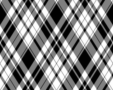 Argyle geometrik eşkenar dörtgenin kusursuz deseni. Harlequin duvar kağıdı tasarımını kontrol et. Web geçmişi için klasik elmas şekilli tekstil malzemesi, baskı kumaşı, kazak, ambalaj kağıdı, hediye kartı, davetiye.