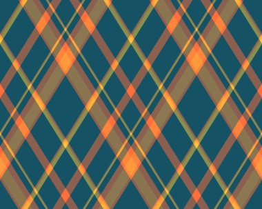 Argyle geometrik eşkenar dörtgenin kusursuz deseni. Harlequin duvar kağıdı tasarımını kontrol et. Web geçmişi için klasik elmas şekilli tekstil malzemesi, baskı kumaşı, kazak, ambalaj kağıdı, hediye kartı, davetiye.