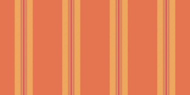 Çizgili vektörü kusursuz karıştır, kumaş deseni dikey olsun. Kırmızı ve sarı renk paletinde Geometri tekstil arkaplan çizgileri.