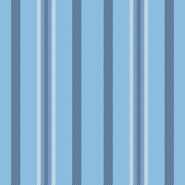 Sonsuz kumaş dokusu dikey, seyrek çizgiler tekstil dikişsiz. Cyan ve mavi renk paletinde Pastel vektör çizgili desen.