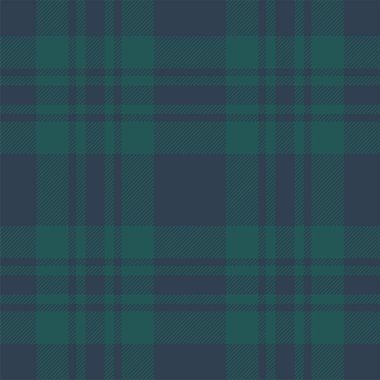 Mavi desenli ekose desenli. Kumaş dokusunu kontrol et. Vektör tekstil baskı tasarımı.