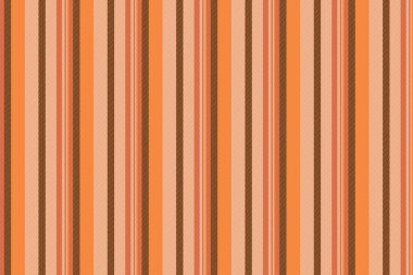 İp dokuları dikey, yırtık desenli arka plan tekstili. İngiltere turuncu ve beyaz renklerde kusursuz vektör deseni çizgisi.