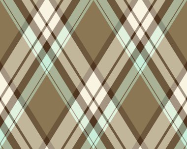 Argyle geometrik eşkenar dörtgenin kusursuz deseni. Harlequin duvar kağıdı tasarımını kontrol et. Web geçmişi için klasik elmas şekilli tekstil malzemesi, baskı kumaşı, kazak, ambalaj kağıdı, hediye kartı, davetiye.