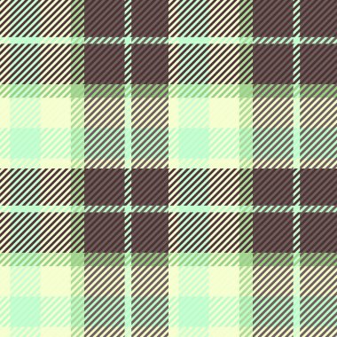 Uzun bir özgeçmiş kontrolü, çizgili kumaş deseni. Açık ve koyu renk paletinde klasik tartan desenli tekstil vektörü.