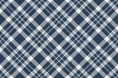 Peçete desenli tartan kumaş, İngiliz ekose kontrol vektörü. Cyan ve beyaz renk paletinde Cadılar Bayramı desensiz arka plan tekstili.