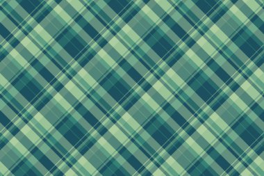 Diwali arka plan tekstil vektörü, kartpostal deseni tartan. Gök mavisi ve nane rengi palette Azul desenli dikişsiz kumaş ekoseli..