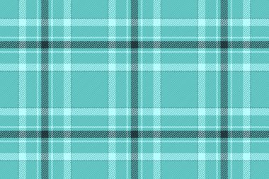 Lüks desenli tartan arka plan, kırsal kumaş dikişsiz vektör. Bireysellik dokusu mavi ve açık renk paletinde ekoseyi kontrol et.