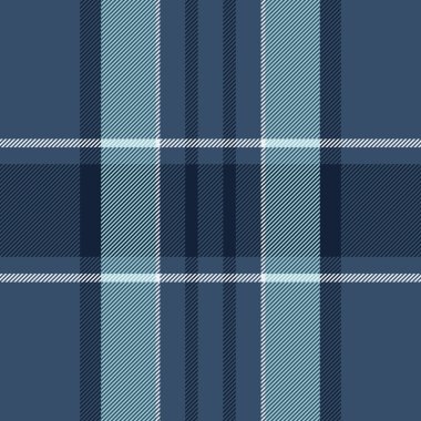 Yapısal vektör kumaş kumaş, dikdörtgen çekler çiziyor. Mavi ve koyu renk paleti ile ifade edilmiş desen arkaplan deseni.