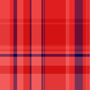 Katlanmış kumaş ekoseli vektör, tüvit desenli kontrol kusursuz. Kırmızı ve pembe renk paletinde iplik kumaş dokusu arkaplanı.