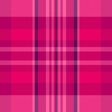 Az sayıda vektör ekose kumaş, reklam kumaşı kontrolü. Pembe ve parlak renk paletinde kusursuz arkaplan rengi..